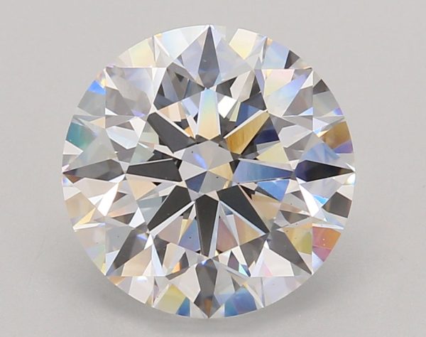 4.07 Carat Round Cut Lab-Created Diamond Online now