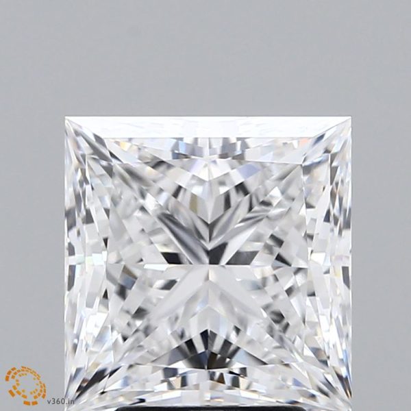 4.20 Carat Princess Cut Lab-Created Diamond For Discount