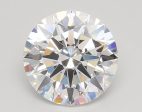 3.07 Carat Round Cut Lab-Created Diamond Fashion