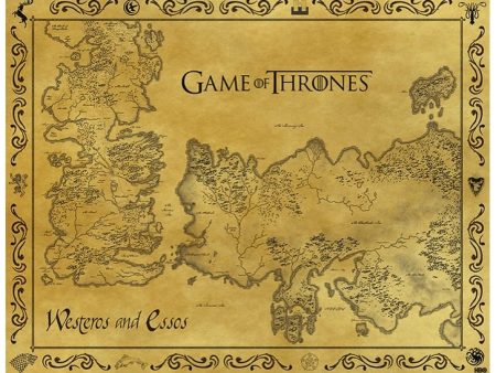 Game Of Thrones - Antique Map Mini - Poster Online now