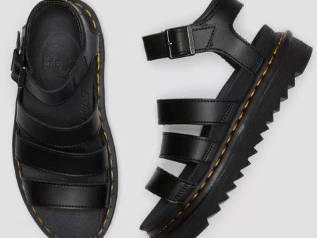 Dr. Martens - V Blaire Black Felix Rub Off - Girl Sandals Sale