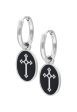 Wildcat - Little Vintage Cross Silver - Earrings Online now