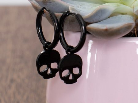 Wildcat - Little Skull Black - Earrings Supply