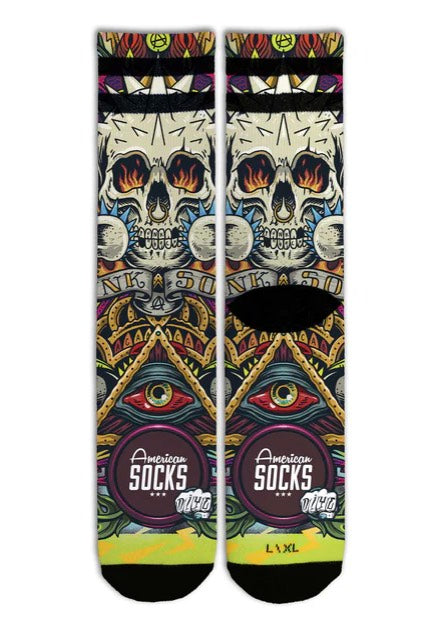 American Socks - Moshpit Mid High Multi - Socks Online Hot Sale