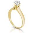 0.35-1.50 CT Round Cut Diamonds - Solitaire Ring Online Hot Sale