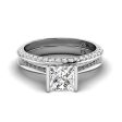 0.90-3.40 CT Round & Princess Cut Lab Grown Diamonds - Bridal Set For Sale