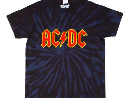 AC DC - Logo Dip-Dye - T-Shirt on Sale