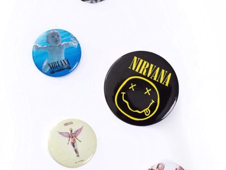 Nirvana - Iconic Pack Of 5 - Button Set Fashion