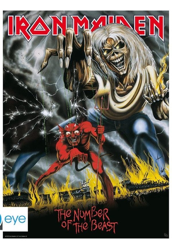 Iron Maiden - Killers  Number Of The Beast Chibi Set - Poster For Sale