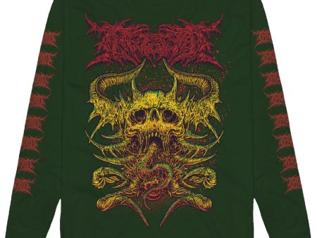 Ingested - Contagion Forest Green - Longsleeve Hot on Sale