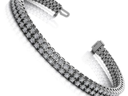 3.50-4.00 CT Round Cut Diamonds - Diamond Bracelet Online Sale