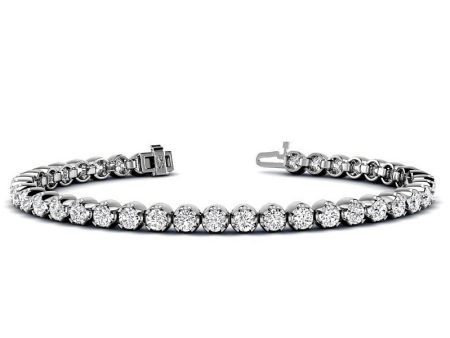 3.50 CT Round Cut Diamonds - Tennis Bracelet Online