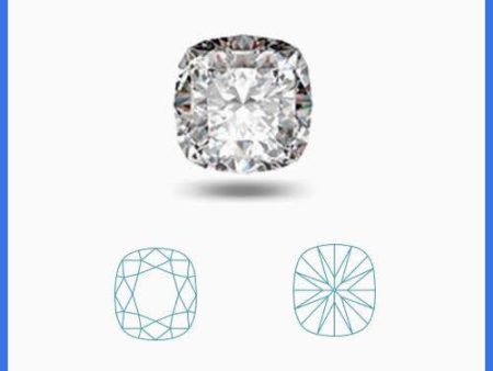 1.20CT K-L SI3-I1 Cushion Cut Diamond MDL#D9101-16 Online