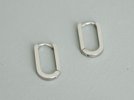 Wildcat - Oval Basic Silver - Earrings Supply