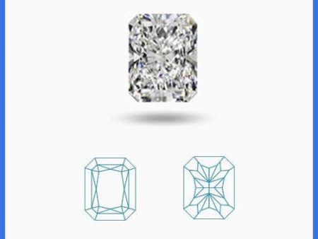 0.30CT K-L SI3-I1 Radiant Cut Diamond MDL#D9253-16 Cheap