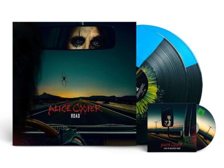 Alice Cooper - Road Ltd. Blue Black Half Half w  Yellow Splatter - Colored 2 Vinyl + DVD Online