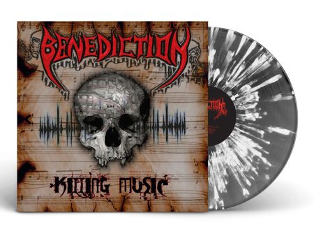 Benediction - Killing Music Grey White - Splattered Vinyl Online now