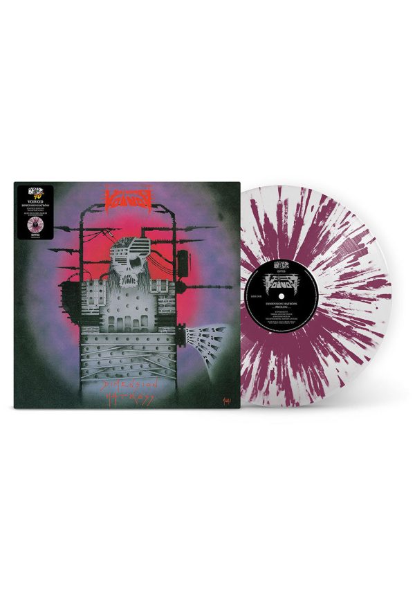 Voivod - Dimension Hatröss Ltd. White w  Pink Splatter - Colored Vinyl Online Hot Sale