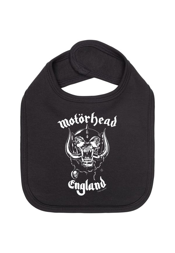 Motörhead - England Black White - Baby Bib Discount