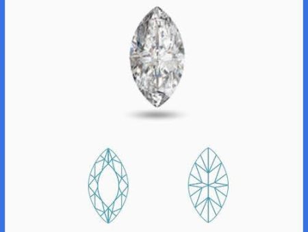 0.25CT I-J VS Marquise Cut Diamond MDL#D9168-9 Online now