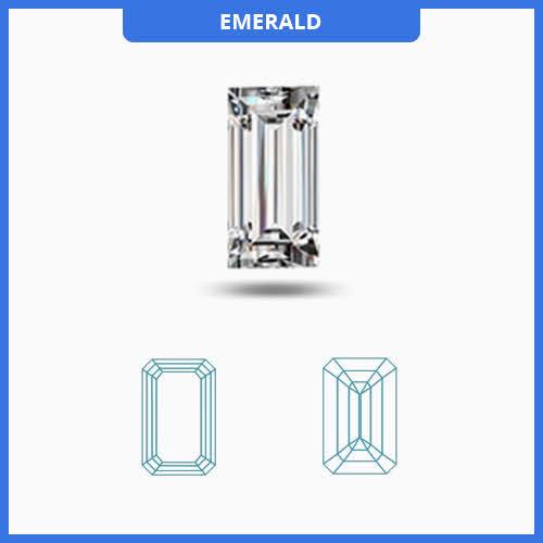 0.25CT I-J VS Emerald Cut Diamond MDL#D9280-9 Supply