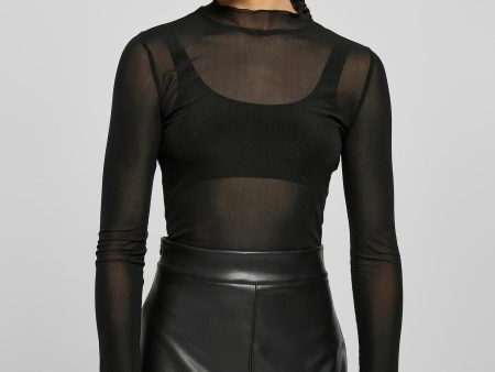 Urban Classics - Mesh Turtleneck Black - Body For Cheap