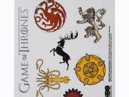 Game Of Thrones - Stark  Sigils Mini - Sticker Online Sale