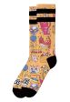 American Socks - Kittens Mid High Yellow - Socks on Sale