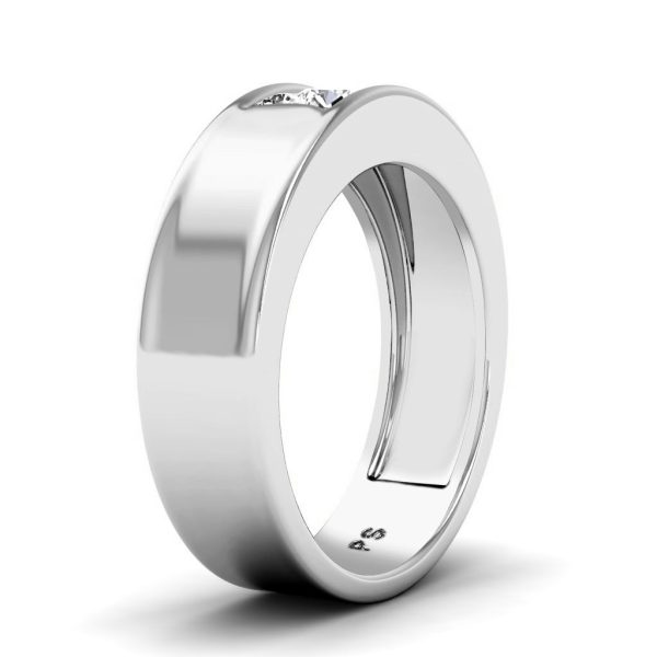 0.35 CT Round Cut Lab Grown Diamonds - Mens Wedding Band on Sale