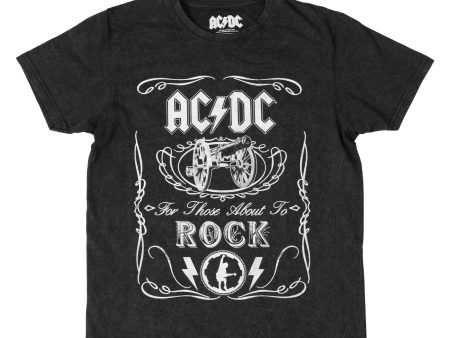 AC DC - Cannon Swig Dip Dye - T-Shirt Sale