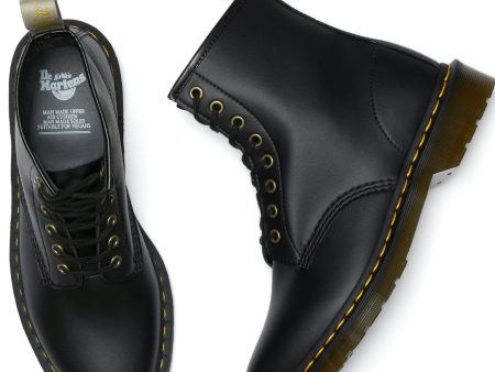 Dr. Martens - Vegan 1460 Black Felix Rub Off - Shoes For Discount