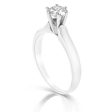 0.35-1.50 CT Round Cut Diamonds - Solitaire Ring Online Hot Sale