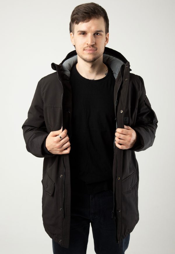 Vintage Industries - Gavyn Black - Jacket For Sale