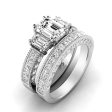 3.10-5.60 CT Round & Princess & Emerald Cut Lab Grown Diamonds - Bridal Set Online