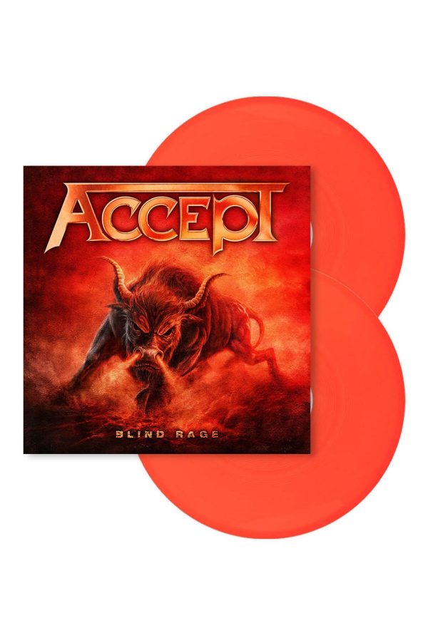 Accept - Blind Rage Ltd. Neon Orange - Colored 2 Vinyl Cheap