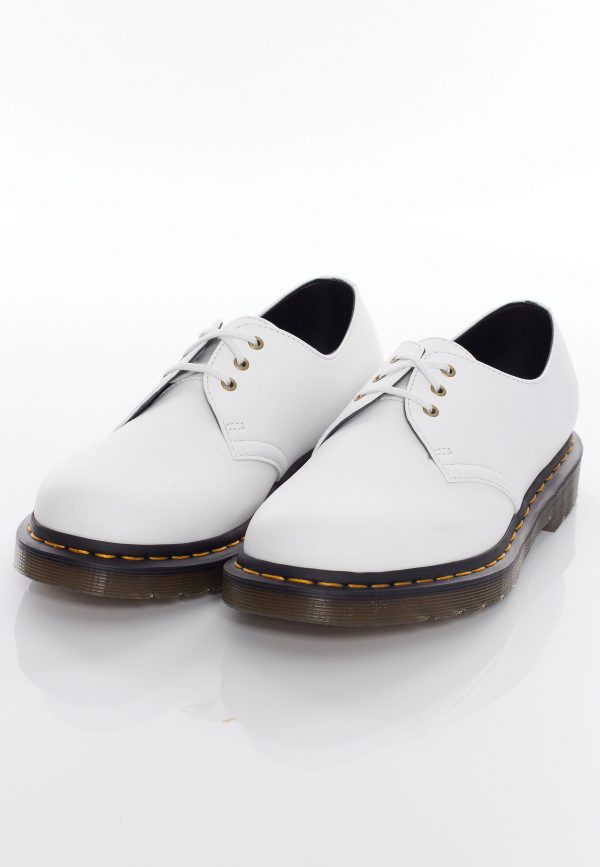 Dr. Martens - Vegan 1461 Optical White Kemble - Shoes Online