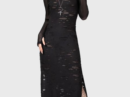 Killstar - Biters Maxi Black - Dress Discount