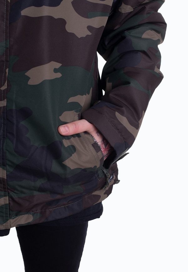 Brandit - Frontzip Woodland - Windbreaker For Cheap