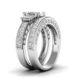 3.10-5.60 CT Round & Princess & Emerald Cut Lab Grown Diamonds - Bridal Set Online