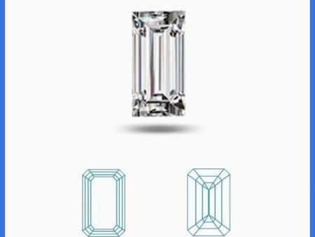 0.30CT I-J VS Emerald Cut Diamond MDL#D9281-9 Discount