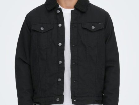 Only & Sons - Louis Canvas Black - Jacket Cheap