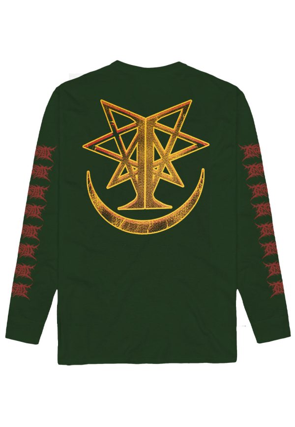 Ingested - Contagion Forest Green - Longsleeve Hot on Sale