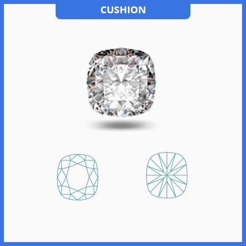 0.25CT I-J VS Cushion Cut Diamond MDL#D9084-9 Sale