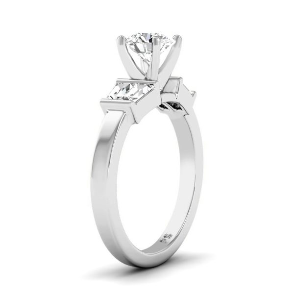 0.90-3.40 CT Taper & Round Cut Lab Grown Diamonds - Engagement Ring Online Sale