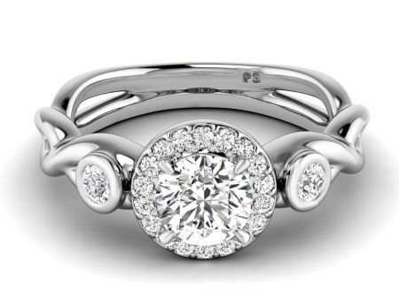 0.77-3.27 CT Round Cut Lab Grown Diamonds - Engagement Ring on Sale